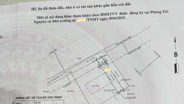 Bán đất MT Thạnh Lộc 19 Q. 12, vuông đẹp, 134.5m2, giá giảm còn 7.x tỷ